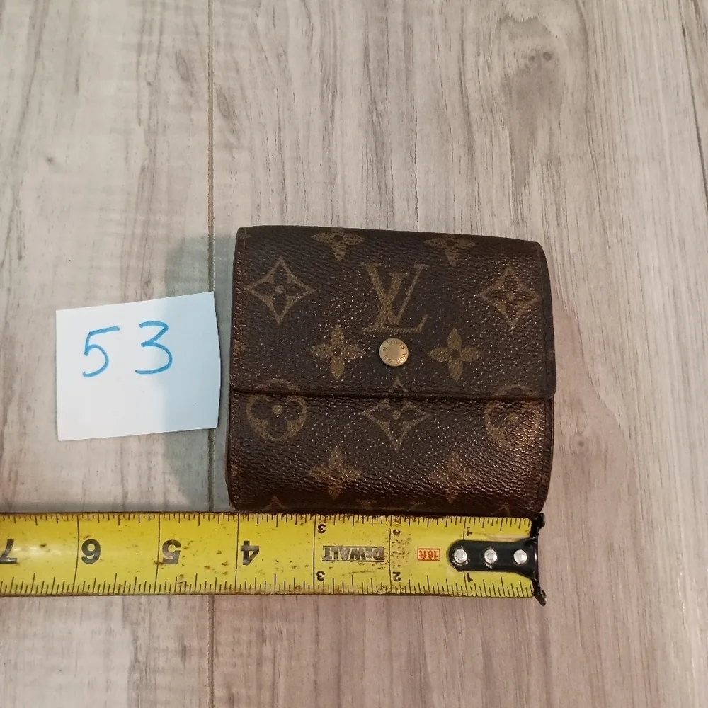 Louis Vuitton Monogram Portefeiulle Elise Trifold Wallet